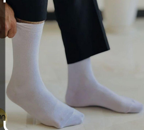 مردانه ساق دار سفید ساده