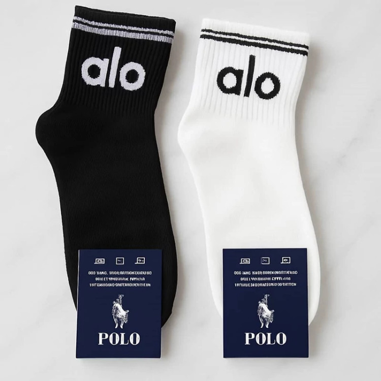 Socks alo 12 جفتی نخی 12 جفتی برند polo
