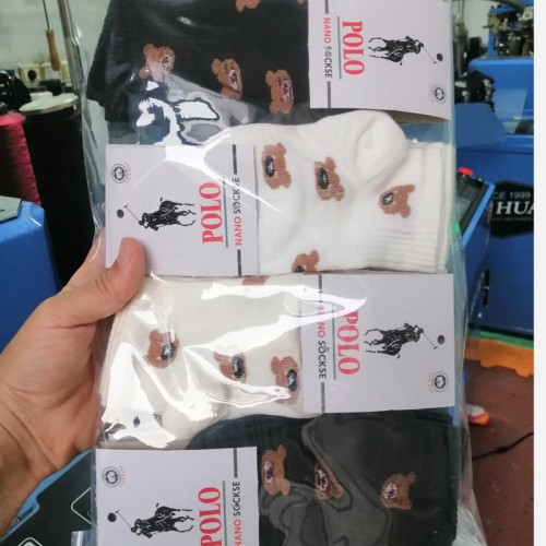 جوراب مچی بچگانه طرح دار اسپرت 12 جفتی برند polo