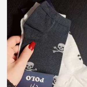 جوراب تابه تا اسکلت 12 جفتی برند پولو نخی