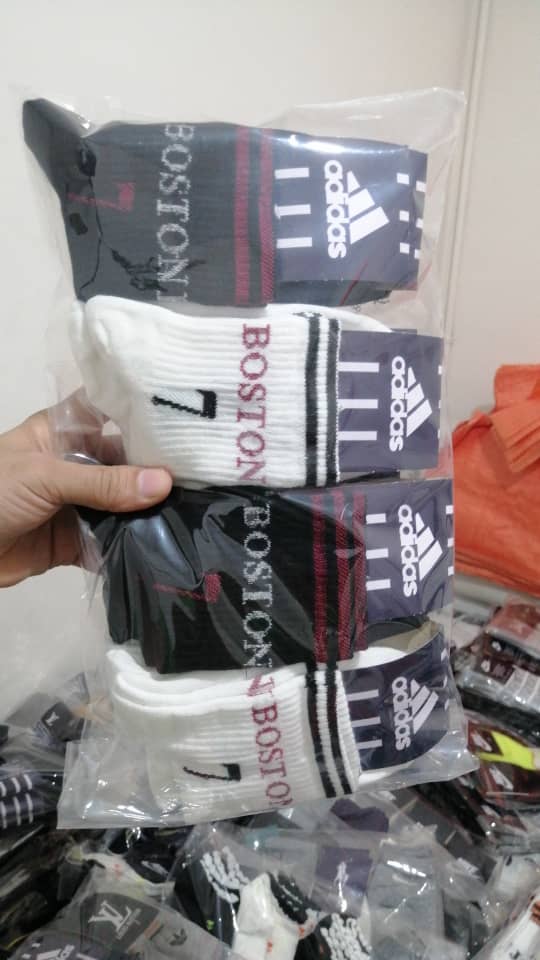 جوراب نیم ساق کش انگلیسی برند آدیداس 12 جفتی