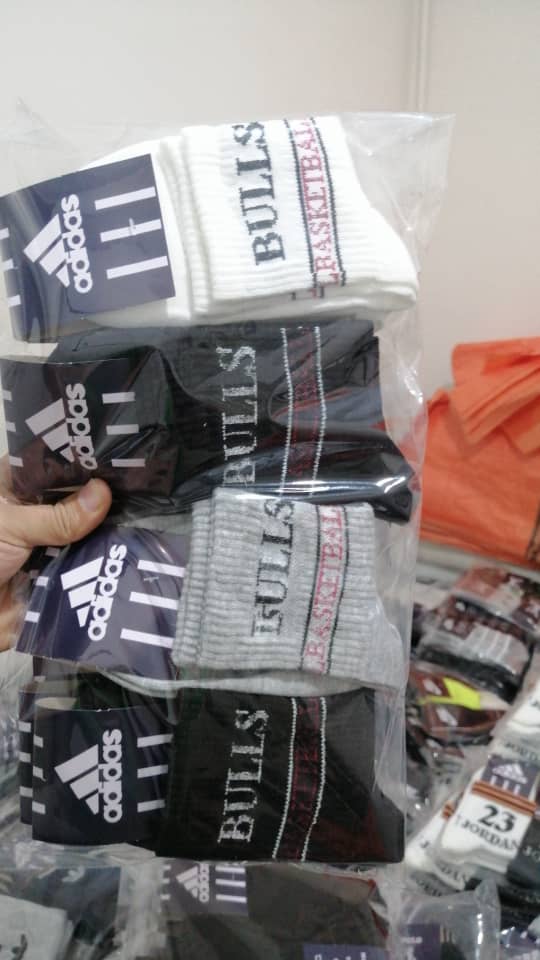 جوراب نیم ساق کش انگلیسی برند آدیداس 12 جفتی