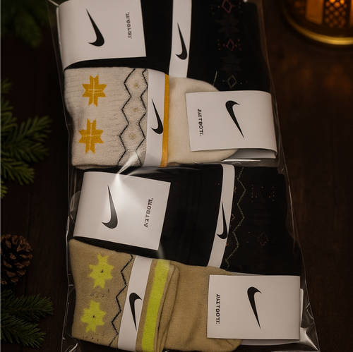 جوراب نیم ساق زنانه ودخترانه برند نایکی 12 جفتی