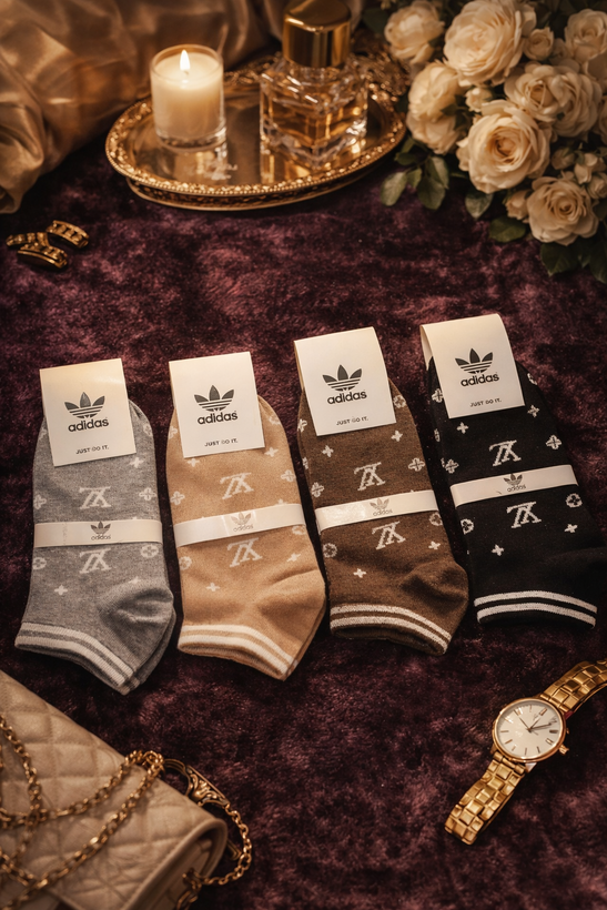 جوراب مچی فانتزی زنانه و دخترانه نرم لطیف نخی