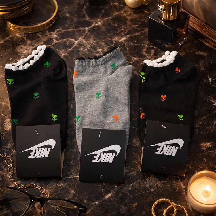 جوراب مچی فانتزی قیمت مناسب رنگهای متنوعبرند نایکی