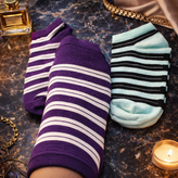 جوراب مچی فانتزی راه راه 12 جفتی نخی برند آدیداس