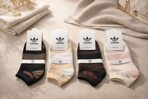 جوراب مچی طرح livs برند Adidas نخی