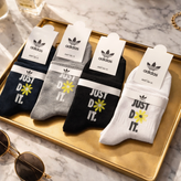 جوراب نیم ساق زنانه فانتزی برند Adidas