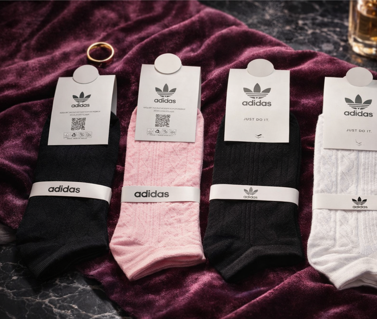 جوراب مچی فانتزی زنانه ریز بافت نخی نرم و لطیف